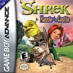 Shrek: Hassle at the Castle box art for GameBoy Advance